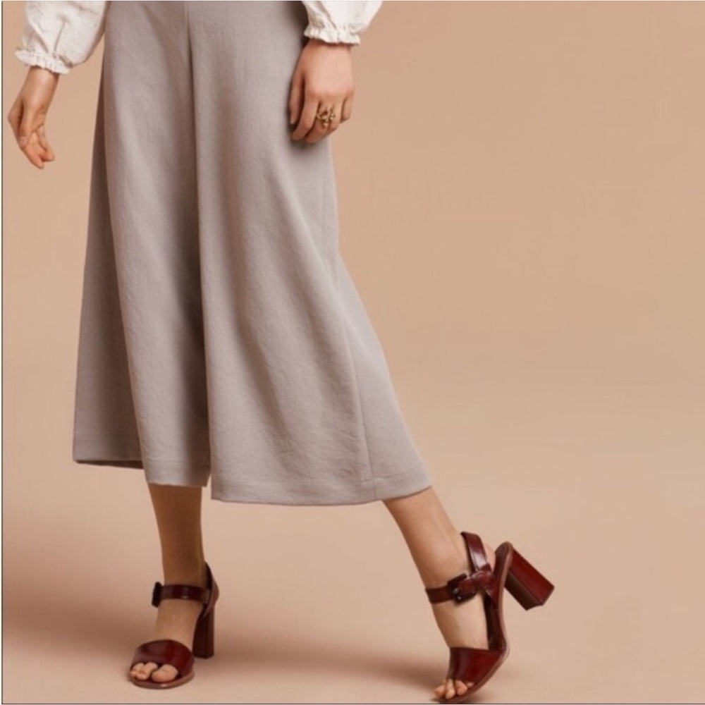 Aritzia Wilfred Lalemant Culotte Wide Leg Crop Trouser Pant